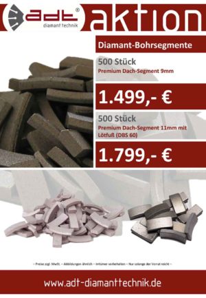 Diamant-Bohrsegmente Sonderangebot