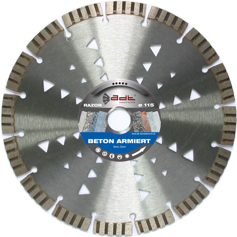Hochwertige Diamanttrennscheibe Diamantscheibe für Beton und Granit Razor®