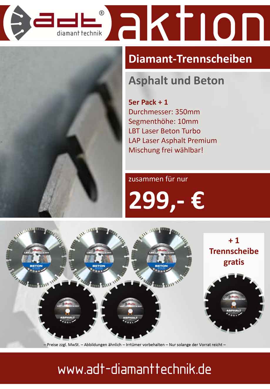 Profi Diamantscheiben Beton Asphalt Angebot preiswert